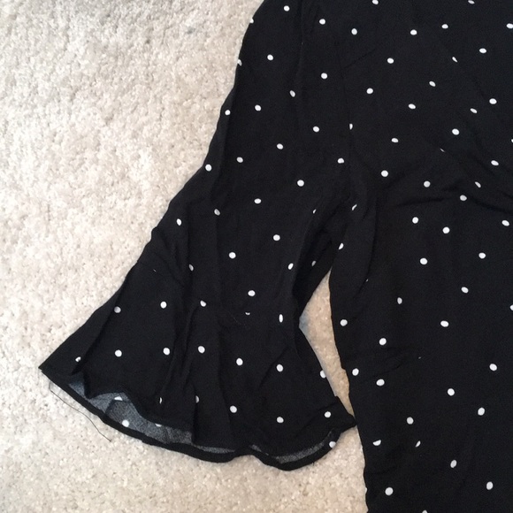 Free People All Yours Black Polka Dot Dress - Picture 6 of 7